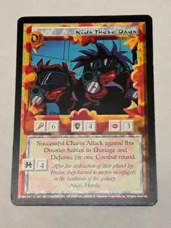 Dragonball Z Promo Card Ani-Mayhem Kids These Days Dragon Ball 1997 Vintage RARE - Image 1