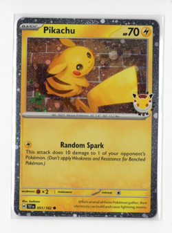 Pokemon TCG Pokemon Day 2026 Stamp Promo Pikachu 051/162 NM - Image 1