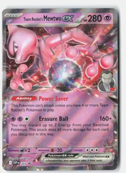 Team Rocket's Mewtwo EX Promo SVP 205 NM - Image 1