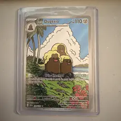 Pokemon TCG Alolan Dugtrio 208/191 Full Art Holo Surging Sparks NM - Image 1