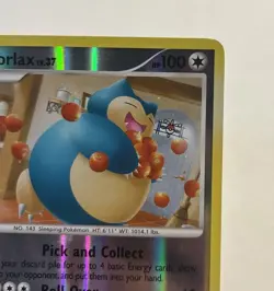 Snorlax 33/111 Rising Rivals Reverse Holo Rare MP Pokemon Card - Image 2