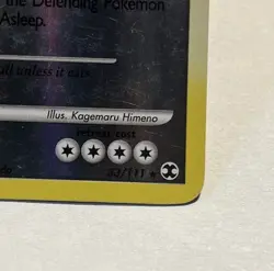 Snorlax 33/111 Rising Rivals Reverse Holo Rare MP Pokemon Card - Image 3