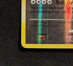 Snorlax 33/111 Rising Rivals Reverse Holo Rare MP Pokemon Card - Image 4