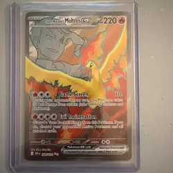 Pokemon TCG Team Rockets Moltres EX#208/182 Destined Rivals - Image 1
