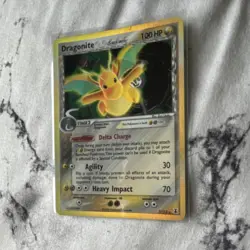 Pokemon Dragonite EX Delta Species Rare Holo 3/113 100 HP Stage 2 2005 - Image 1