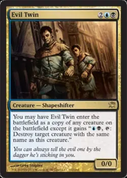 1 x Evil Twin - Innistrad - Moderate Play - MTG - Image 1