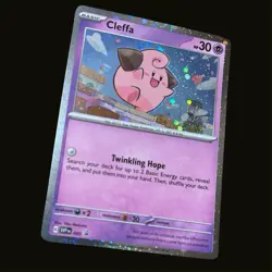 Cleffa SVP 095 Cosmos Holo Temporal Forces Black Star Promo Pokemon TCG NM 🔥 - Image 2