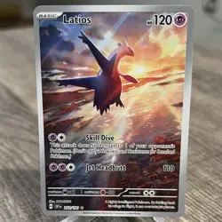 The Pokemon Company Latios 203/191 SV08 Surging Sparks Illustration Rare Holo - Image 1
