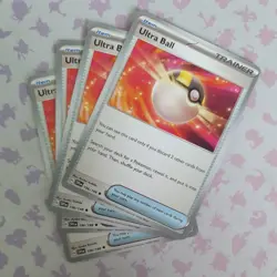Ultra Ball x4 Playset SVI Scarlet & Violet 196/198 Pokemon TCG - Image 1