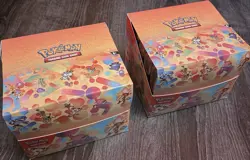 *EMPTY* Pokemon 151 Mini Tin Set Lot of 2 INCLUDING display box, art, and coins - Image 1