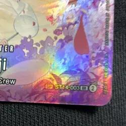 Sanji (SP) ST14-003 SR Foil 6000 Power 5 Cost Royal Blood One Piece CCG EN - Image 3