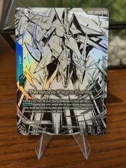 Penelope (Flight Form) GD04-002 LR+ NM Gundam Card Game Phantom Aria - Image 1