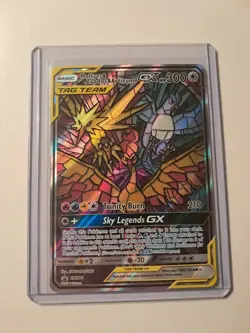 Pokemon Moltres & Zapdos & Articuno GX SM210 Promo Card Great Condition - Image 1