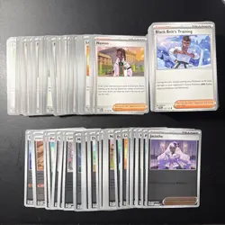 Pokemon TCG Trainer Card Lot 240 Cards Mixed Sets Deck Builder 70 Holo 170 Reg - Image 1
