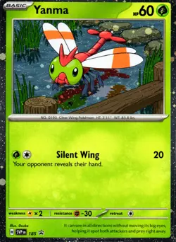 Yanma - (cosmos Holo) Promo SV: Scarlet & Violet Promo Cards 185 NM - Image 1