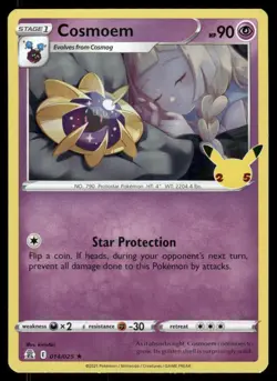 Pokemon Cards Cosmoem 014/025 Celebrations Rare NM - Image 1