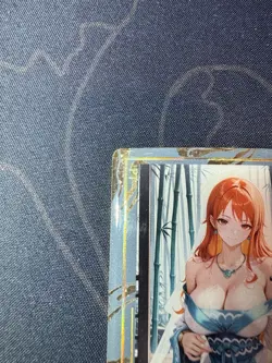 Goddess Maiden Nami Qipao Bamboo Preimium Thick Card Waifu Doujin One Piece - Image 2