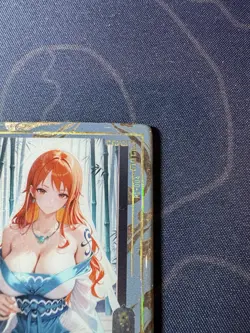 Goddess Maiden Nami Qipao Bamboo Preimium Thick Card Waifu Doujin One Piece - Image 3