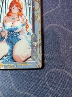 Goddess Maiden Nami Qipao Bamboo Preimium Thick Card Waifu Doujin One Piece - Image 4