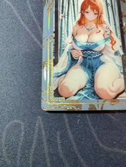 Goddess Maiden Nami Qipao Bamboo Preimium Thick Card Waifu Doujin One Piece - Image 5