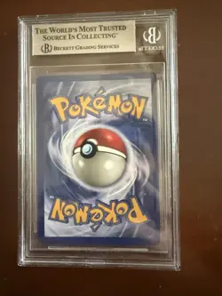 Pokemon Dragonite Fossil Holo Rare Card #4 BGS 8 - Image 2