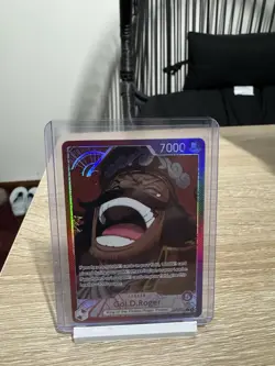 Bandai Gol.D.Roger Leader OP13-003 Holo Alt Art One Piece CCG Card - Image 1