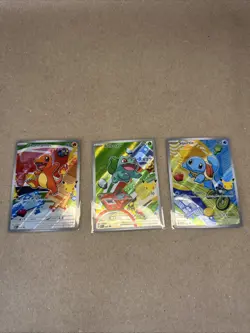 Pokemon First Partner Squirtle Charmander Bulbasaur Promo MEP 037 038 039 Cards - Image 1