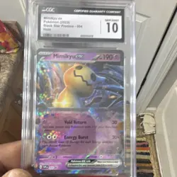 Pokemon CGC 10 Mimikyu ex 004 Scarlet & Violet Promo Holo English 2023 - Image 1