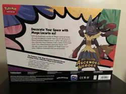 Pokemon TCG: Ascended Heroes Premium Poster Collection Mega Lucario Sealed Box - Image 2