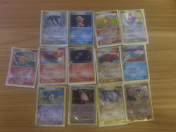 Set of Stamped Pokemon Cards Vintage LP - Image 1