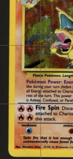 Charizard 4/102 Base Set Holo Rare 120 HP Stage 2 Pokemon Card WOTC 1999 English - Image 3