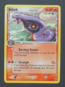 Arbok 13/101 - EX Dragon Frontiers Pokemon TCG - NM - Image 1