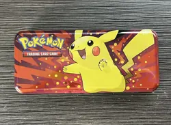 Pokemon - Back to School Pencil Case Metal - Empty No Booster Packs - Image 1