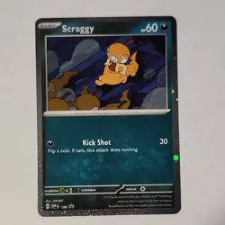 Pokemon TCG Promo - Scraggy #186 (Cosmos Holo) - NM - Image 1