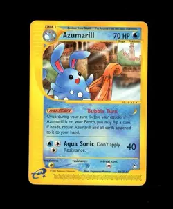 2002 Pokemon AQUAPOLIS AZUMARILL E READER 4/147 RARE! LP - Image 1