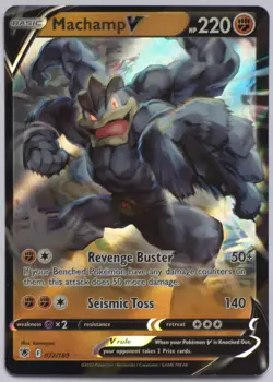 Pokemon - Astral Radiance - Machamp V 72/189 NM/M - Image 1