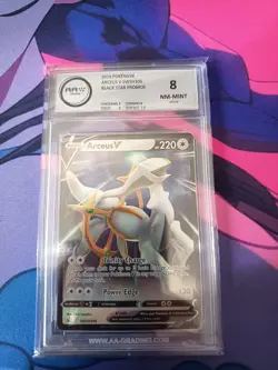 Abolute Authentic Grading 2019 Pokemon Arceus V SWSH306 Black Star Promos - Image 1