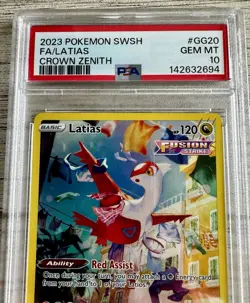 Pokemon Latias Crown Zenith Galarian Gallery Full Art GG20 PSA 10 Gem Mint - Image 5