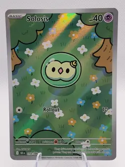2025 Pokemon SV Black Bolt BLK EN Solosis Illustration Rare #118/086 - Image 1