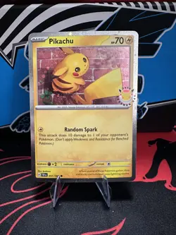 Pikachu 051 /162 Stamped 2026 Pokemon Day 30 Promo TCG - NM - Image 1