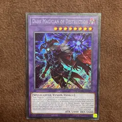 Yu-Gi-Oh! Dark Magician of Destruction Secret Rare MZMU-EN011 1st Ed. NM - Image 1