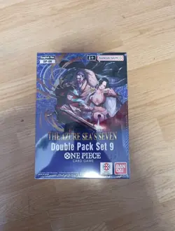 One Piece TCG Sealed Display 8x DOUBLE PACK VOL 9 DP09 Inglese - Image 1