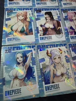 One Piece 9 x Collectible Character Anime Waifu Cards CCG Sunshine Bikini - Image 5