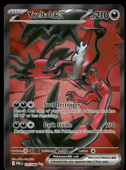 Pokemon Cards Yveltal ex 105/088 Perfect Order Ultra Rare NM - Image 1