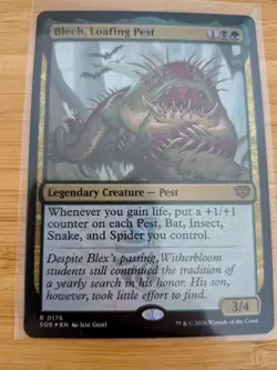 MTG Blech, Loafing Pest (FOIL) 0176 Secrets of Strixhaven M/NM Free UK P&P - Image 1