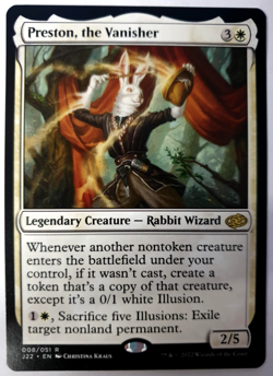Preston, the Vanisher - MTG Jumpstart 2022 - Rare - #008 - NM - Image 1