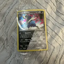 Bisharp 64/114 XY Steam Siege Cosmos Holo Promo Pokemon Card TCG - SEALED - Image 1