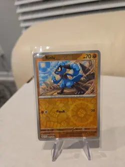 Riolu | 081/142 | Reverse Holo | Pokemon Stellar Crown - Image 1