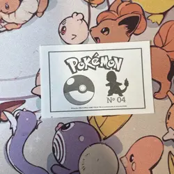 Charmander #004 - 2022 Pokemon Indigo League Sticker Set (Peru) - Image 2