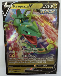Rayquaza V SWSH147 SWSH: Sword & Shield Promo Cards - Pokemon Card - TCG - Image 1